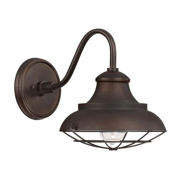 Burnished Bronze Barn Style Outdoor Wall Mount, image 1