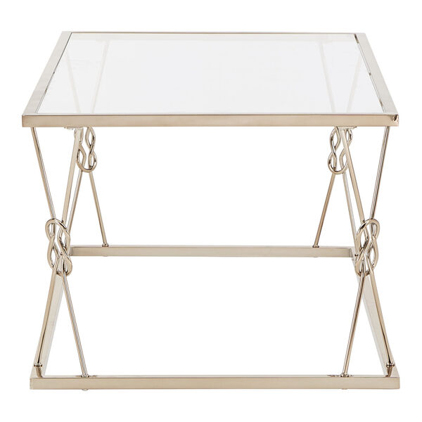 May Champagne Gold Knot Frame Coffee Table, image 3
