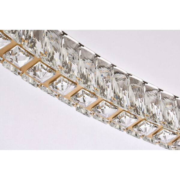 Monroe Gold 16-Inch Integrated LED Pendant, image 5