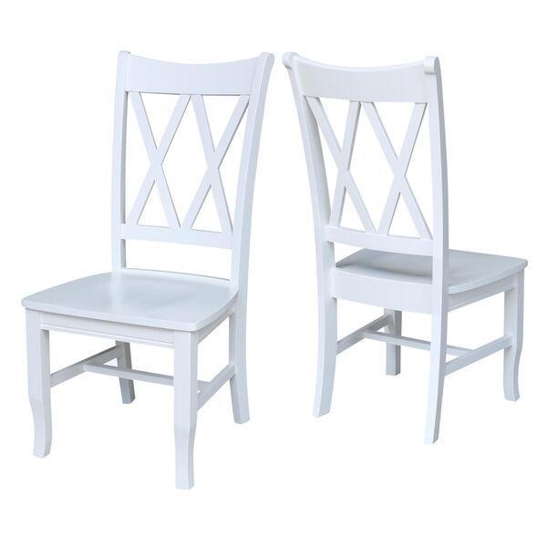 Double XX White Chair, Set of Two, image 5