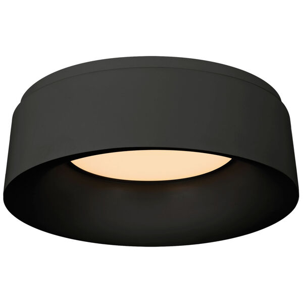 Halo Small Flush Mount in Matte Black by Barbara Barry, image 1