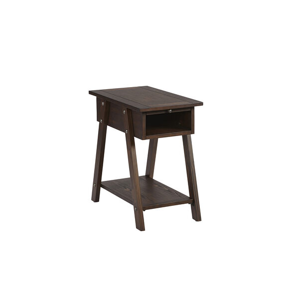Chairsides II Dark Pine Chairside Table, image 1