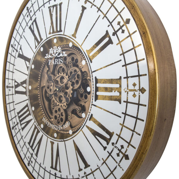 Golden Gears Wall Clock, image 2
