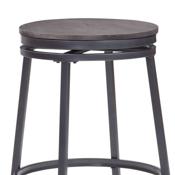 Chesson Gray Backless Counter Stool, image 4