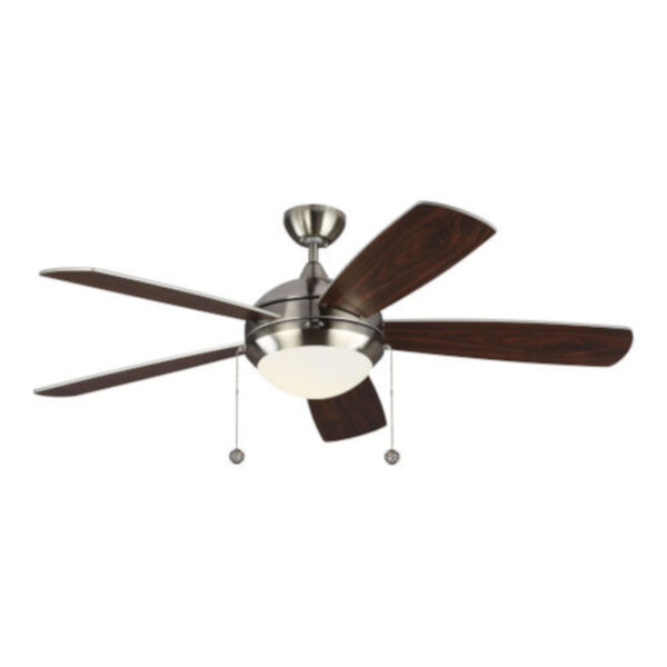 Discus Brushed Steel 52-Inch LED Ceiling Fan, image 1