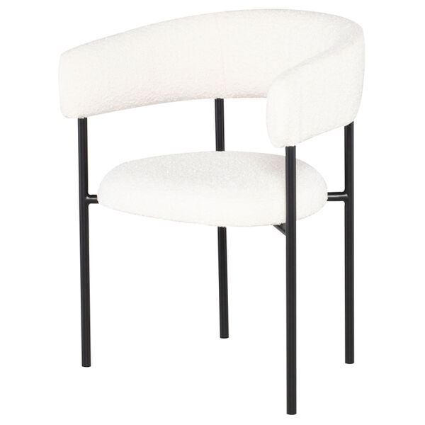 Cassia Buttermilk and Black Dining Chair, image 1