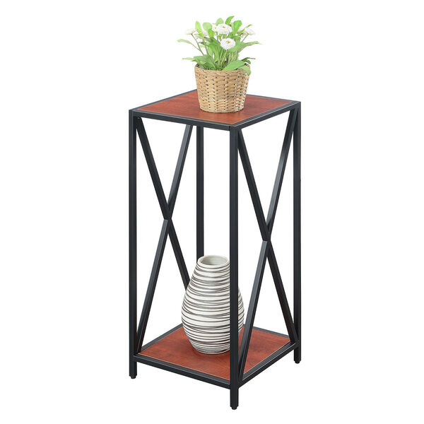 Tucson Cherry and Black 13-Inch Plant Stand, image 2
