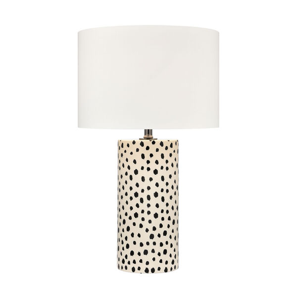 Signe Cream and Gold One-Light Table Lamp, image 1