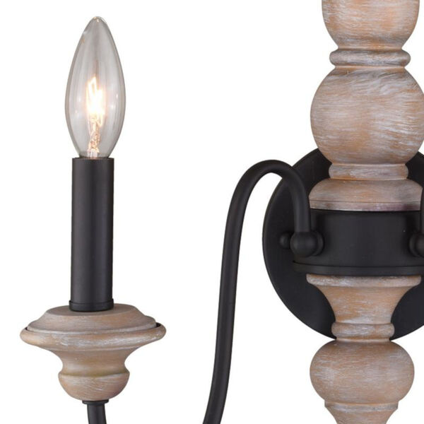 Georgetown Vintage Ash And Oil Burnished Bronze Two-Light Wall Sconce, image 2
