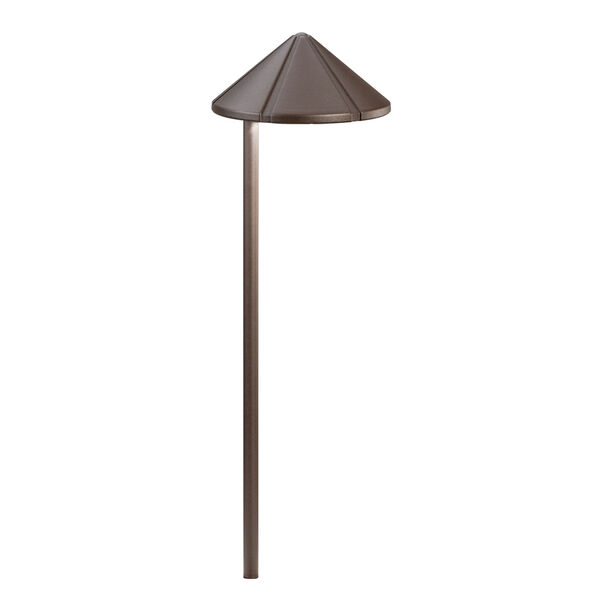 Six Groove Textured Architectural Bronze 19.5-Inch One-Light Landscape Path Light, image 2