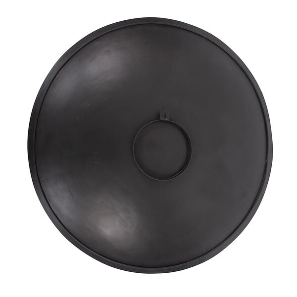 Mottled Black 30 x 30-Inch Iron Disc Large Wall Art, image 5