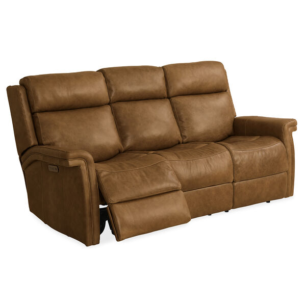 Brown Poise Power Recliner Sofa with Power Headrest, image 3