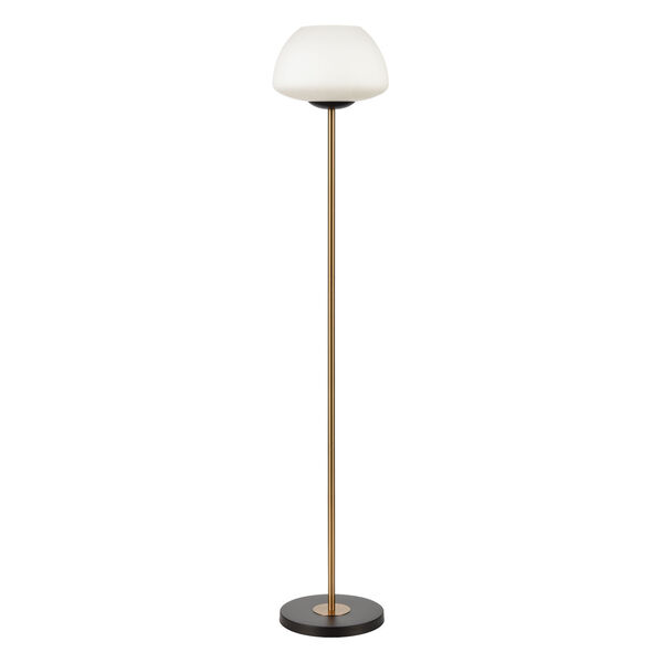 Ali Grove Aged Brass and Black One-Light Floor Lamp, image 2