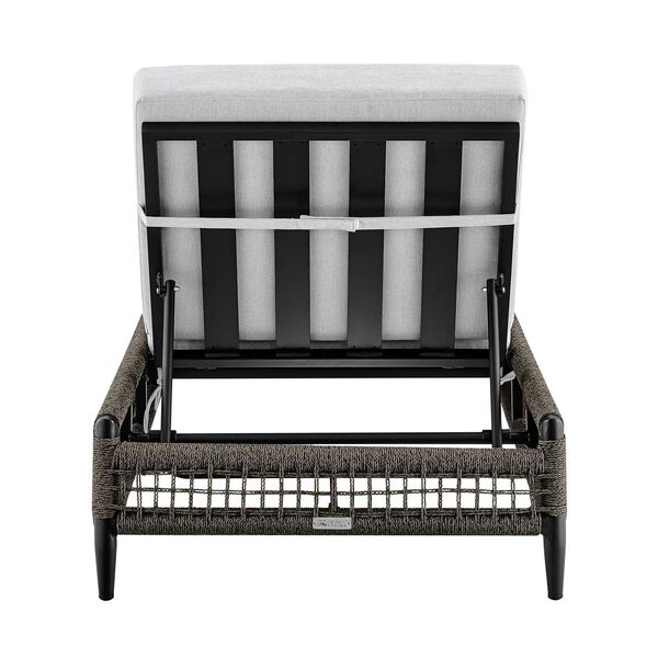Felicia Black Outdoor Chaise Lounge, image 6