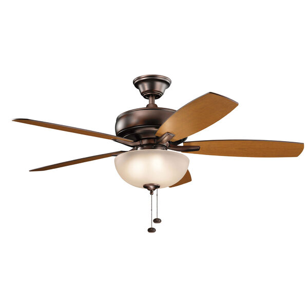 Terra Select Oil Brushed Bronze 52-Inch Three-Light LED Ceiling Fan, image 1