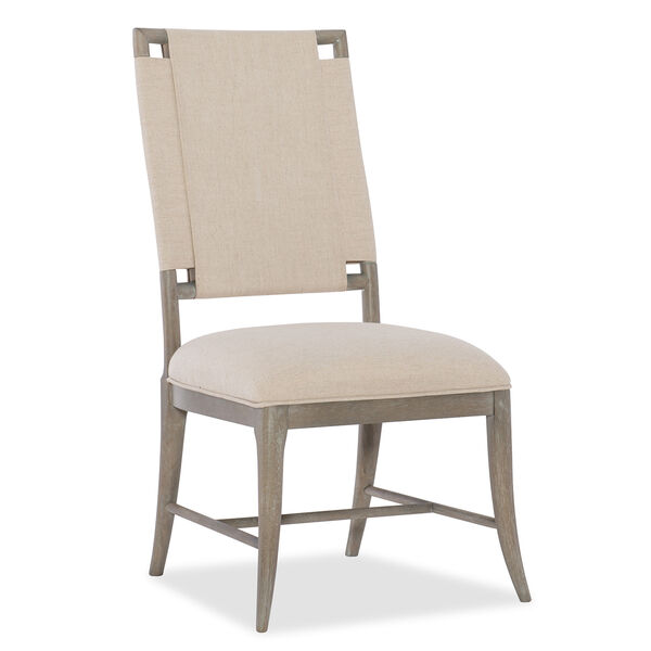 Affinity Gray Upholstered Side Chair, image 1