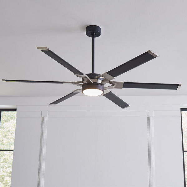 Loft Midnight Black 62-Inch LED Indoor Outdoor Ceiling Fan, image 3