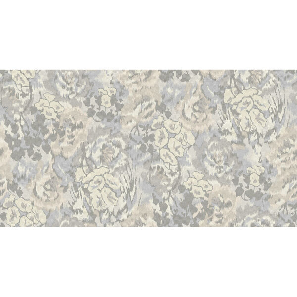Missoni 4 Grey Flower Pot Wallpaper, image 3