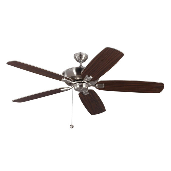 Colony Super Max 60-Inch Brushed Steel Ceiling Fan, image 5