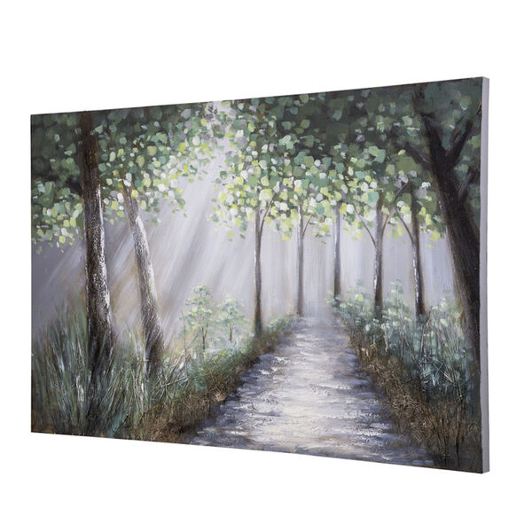 Lighted Path I Multicolor Hand Painted Wall Art with 3D Accent, image 1