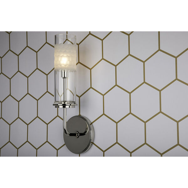 Wentworth Polished Nickel One-Light Wall Sconce, image 4