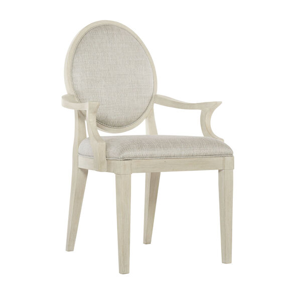 Light Gray East Hampton Oval Back Arm Chair, image 2