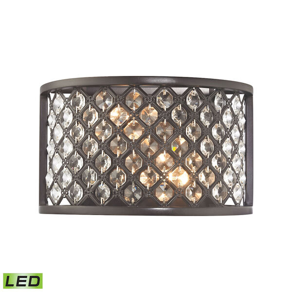 Genevieve Oil Rubbed Bronze LED Wall Sconce, image 1