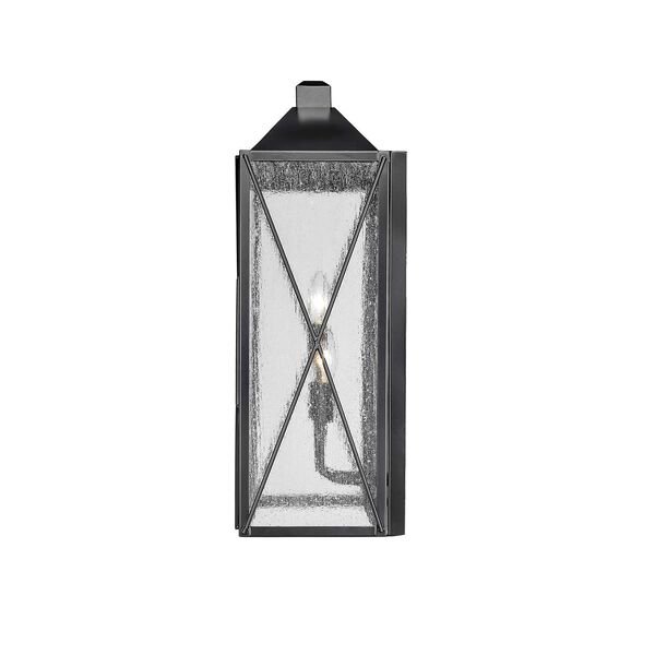 Caswell Powder Coated Black Outdoor Wall Sconce, image 4