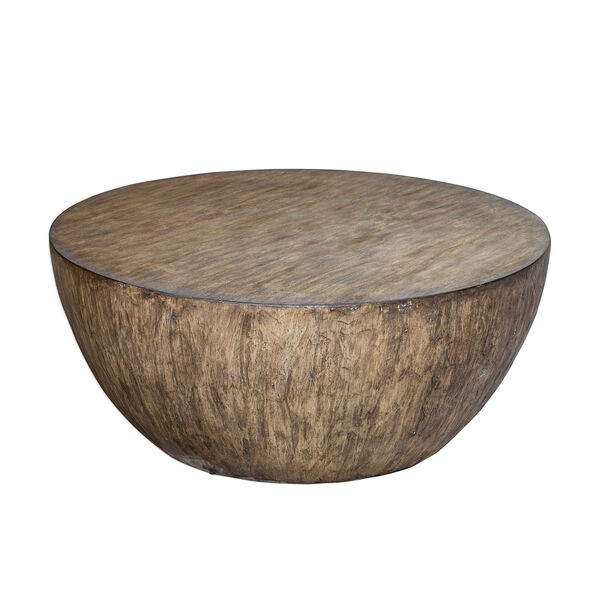 Lark Round Wood Coffee Table, image 2