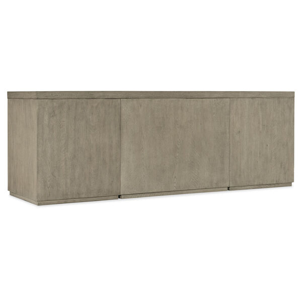 Linville Falls Smoked Gray 84-Inch Credenza with Two Files and Lateral File, image 2