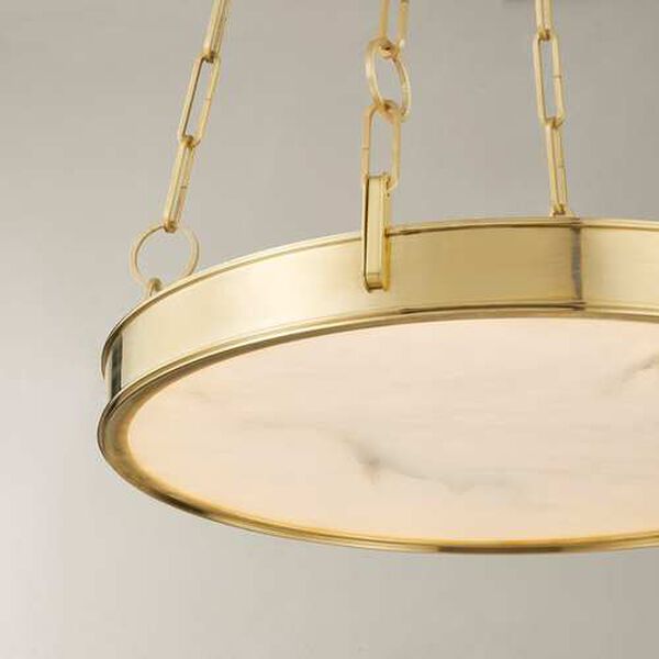 Kirby Aged Brass 20-Inch One-Light Chandelier, image 3