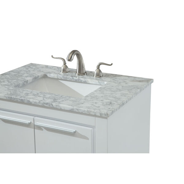 Filipo White 30-Inch Vanity Sink Set, image 3