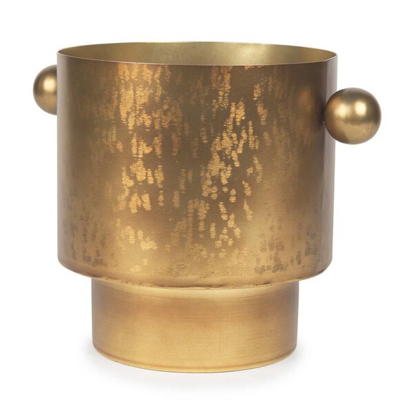 Juno Antique Gold Iron Large Vase, image 1