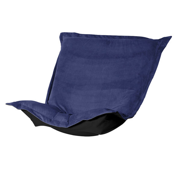 Bella Royal Blue Puff Chair Cover, image 1