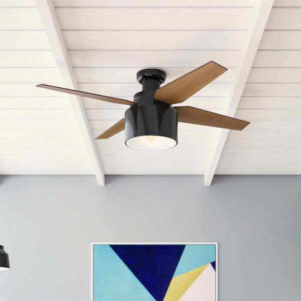 Cranbrook Gloss Black 52-Inch One-Light LED Ceiling Fan, image 7