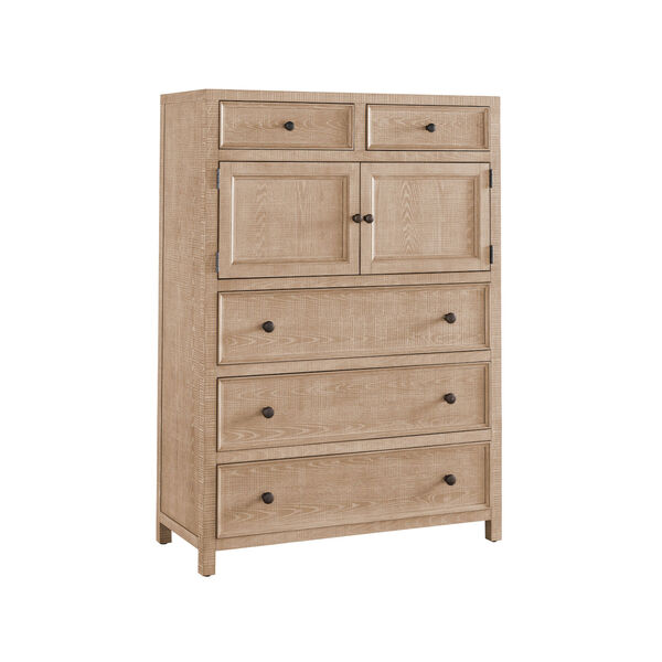 Rustic Natural Oak 44-Inch Drawer Chest, image 2
