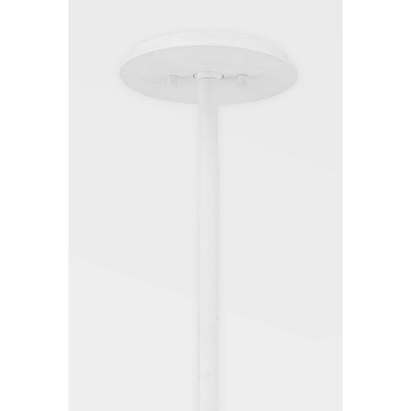 Florence Gesso White Six-Light Chandelier, image 4