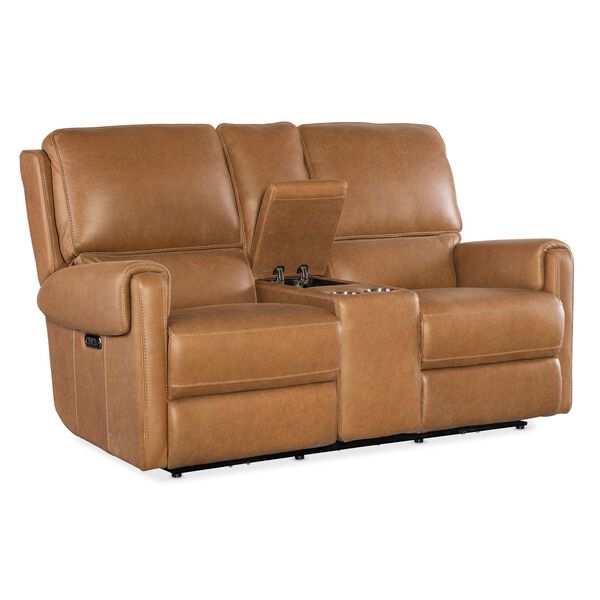 Somers Power Console Loveseat with Power Headrest, image 5