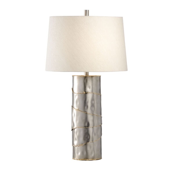 Cascade Pewter Table Lamp, image 1