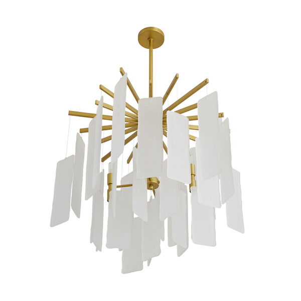 Harriet Frosted Eight-Light Chandelier, image 5