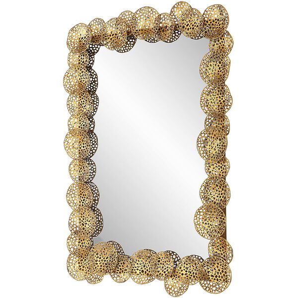 Ripley Gold 30 x 44-Inch Lotus Wall Mirror, image 3