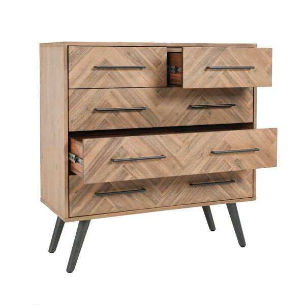 Soren Multi Natural Five-Drawer Dresser, image 11