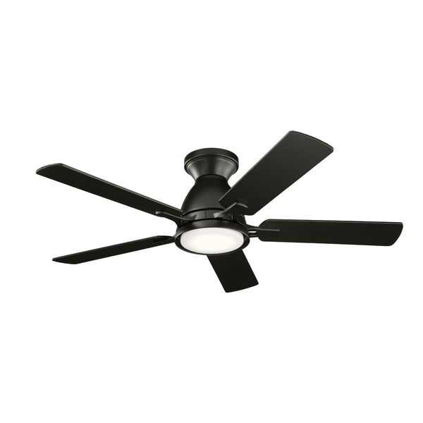 Arvada Satin Black 44-Inch LED Ceiling Fan, image 1