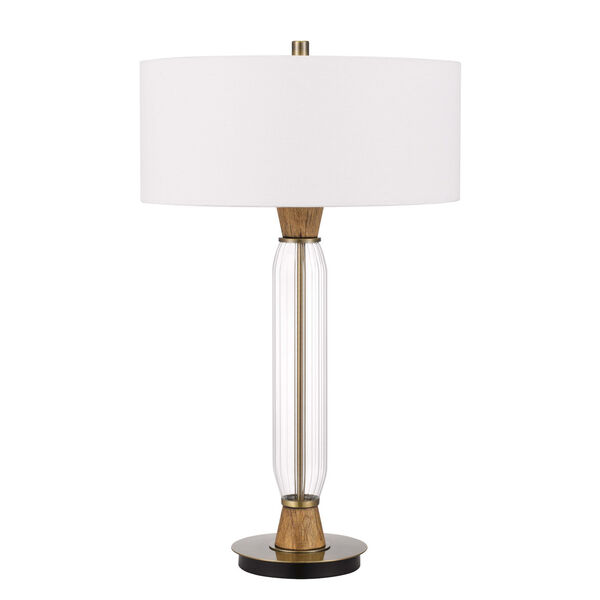 Towson Clear Light Oak LED Table Lamp, image 1