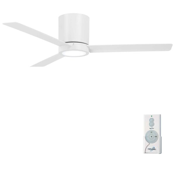Roto Flush Flat White 52-Inch LED Ceiling Fan, image 1