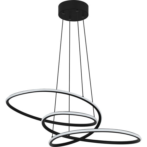 Ovard Matte Black One-Light LED Pendant, image 4