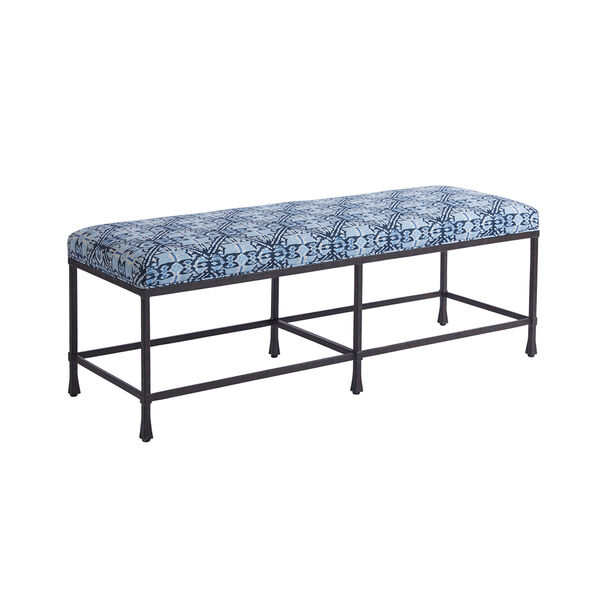 Newport Blue Ruby Bed Bench, image 1