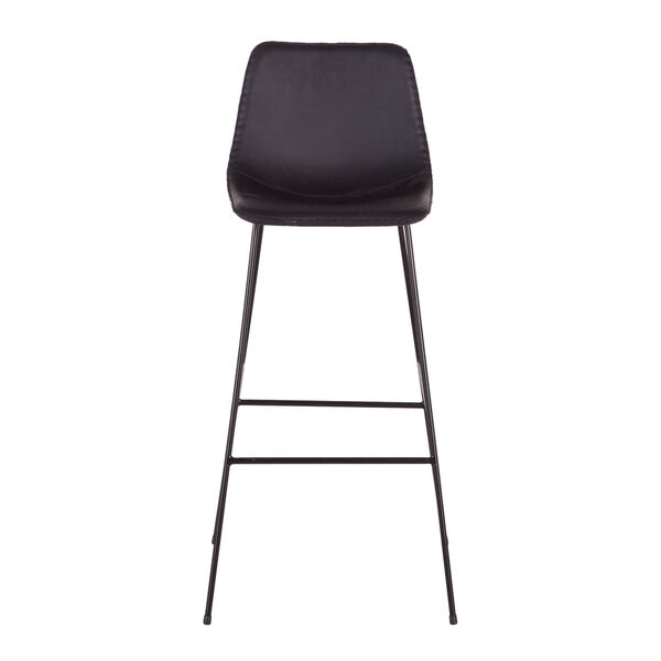 Hudson Matte Black Bar Chair, Set Of 2, image 1