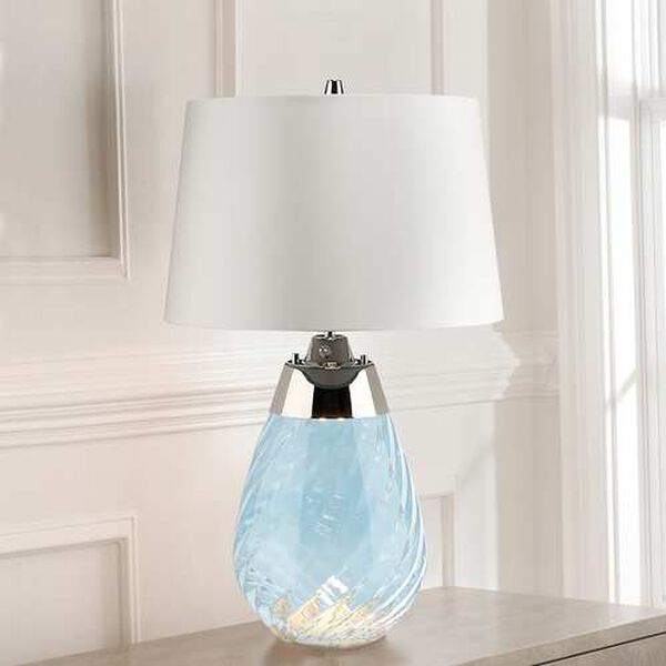 Lena Blue Off White Two-Light Table Lamp, image 2
