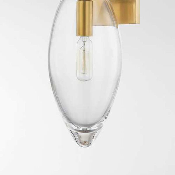 Nantucket Aged Brass One-Light Wall Sconce, image 4
